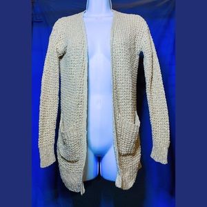 beige knit sweater
